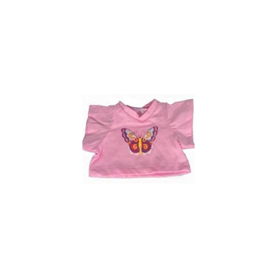 Pink Shirt w/Butterfly