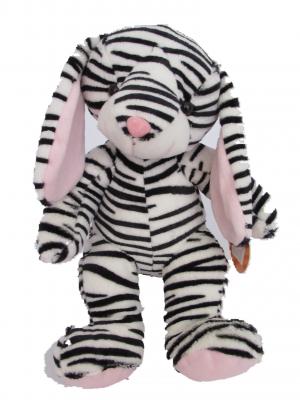 Pre-Stuffed Zebra Bunny