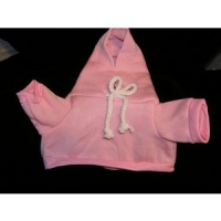 Hooded Sweatshirt Pink 15 inch